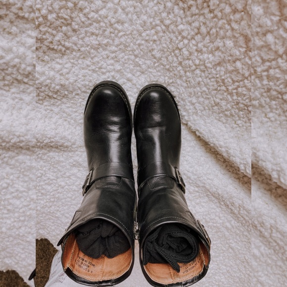 Frye Ankle Boots with Buckles (Leather) - Picture 4 of 11